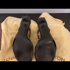 Louis Vuitton Chained Mono Flower Thong Sandals